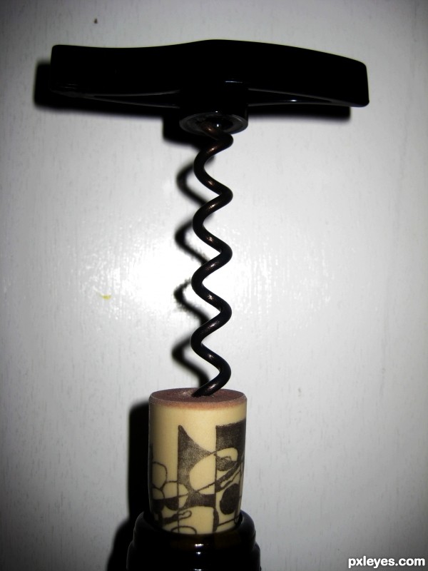 Curly cork screw